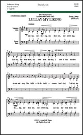Lullay my liking SATB choral sheet music cover